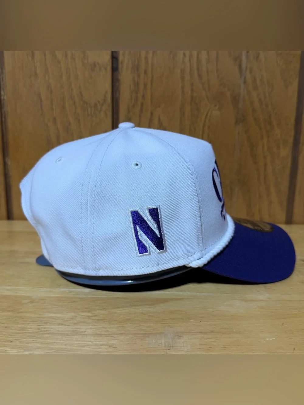 Chicago Cubs Northwestern Wildcats Hat Cap Rope Snapback Purple New Era MLB NEW